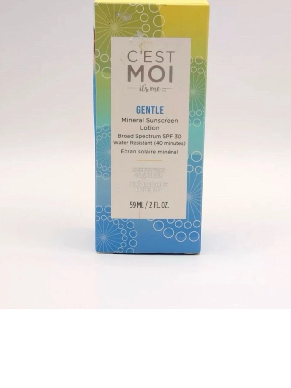 C'EST MOI Gentle Mineral Sunscreen Lotion SPF 30 - Blue/Green